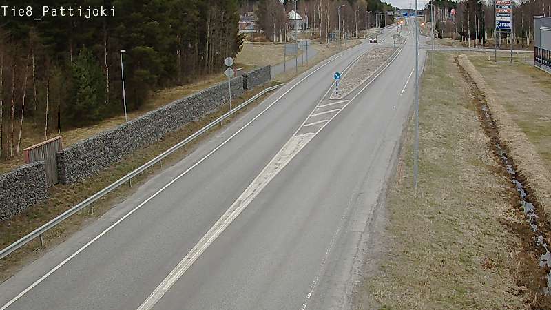 Weather Camera Image Väg 8 Raahe, Pattijoki, Raahe, Pohjois-Pohjanmaa