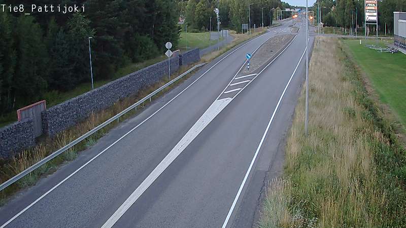 Weather Camera Image Road 8 Raahe, Pattijoki, Raahe, Pohjois-Pohjanmaa