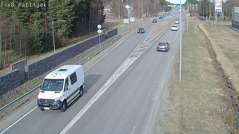 Kelikamerat Kuva Tie 8 Raahe, Pattijoki, Raahe, Pohjois-Pohjanmaa