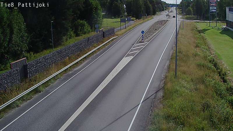 Weather Camera Image Road 8 Raahe, Pattijoki, Raahe, Pohjois-Pohjanmaa