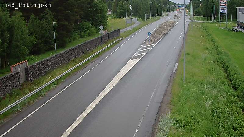 Kelikamerat Kuva Tie 8 Raahe, Pattijoki, Raahe, Pohjois-Pohjanmaa