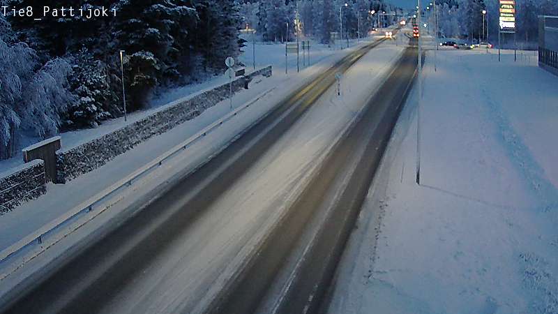 Weather Camera Image Road 8 Raahe, Pattijoki, Raahe, Pohjois-Pohjanmaa