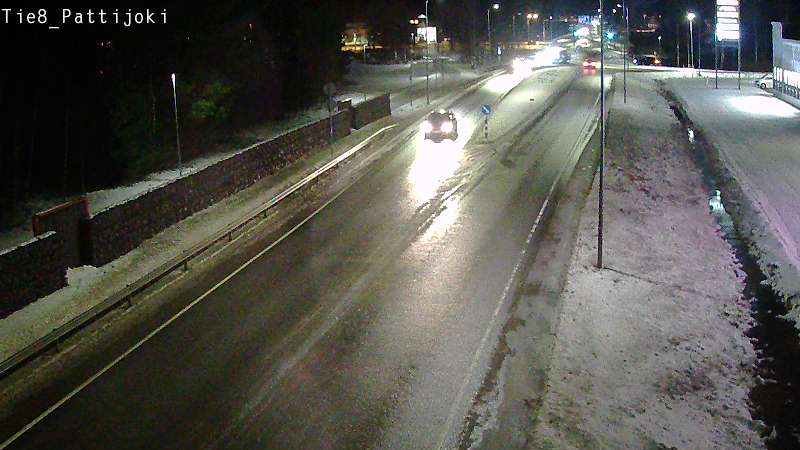 Weather Camera Image Väg 8 Raahe, Pattijoki, Raahe, Pohjois-Pohjanmaa