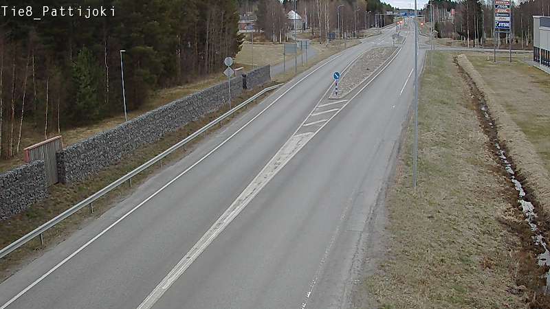 Weather Camera Image Väg 8 Raahe, Pattijoki, Raahe, Pohjois-Pohjanmaa