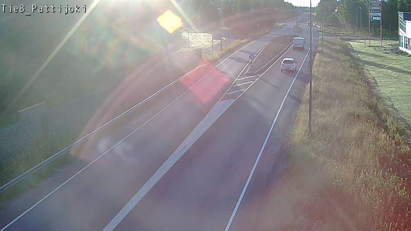 Weather Camera Image Road 8 Raahe, Pattijoki, Raahe, Pohjois-Pohjanmaa