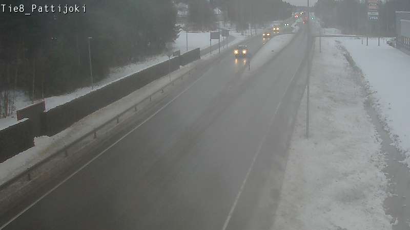 Weather Camera Image Road 8 Raahe, Pattijoki, Raahe, Pohjois-Pohjanmaa