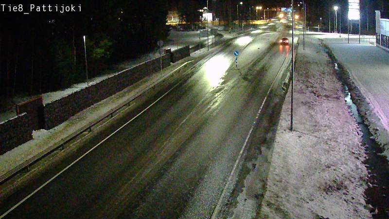 Weather Camera Image Väg 8 Raahe, Pattijoki, Raahe, Pohjois-Pohjanmaa