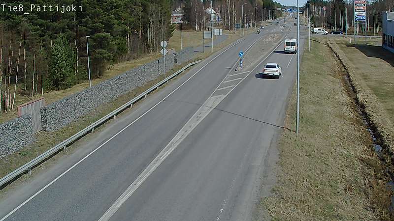 Kelikamerat Kuva Tie 8 Raahe, Pattijoki, Raahe, Pohjois-Pohjanmaa