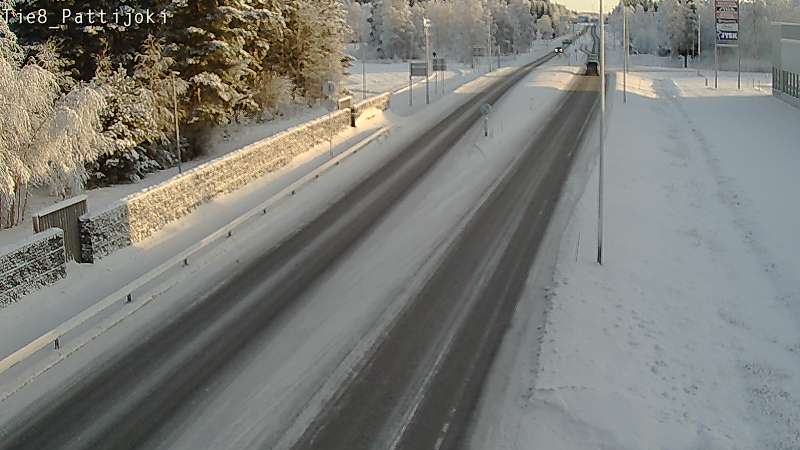 Weather Camera Image Road 8 Raahe, Pattijoki, Raahe, Pohjois-Pohjanmaa