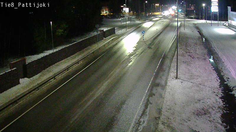 Weather Camera Image Väg 8 Raahe, Pattijoki, Raahe, Pohjois-Pohjanmaa