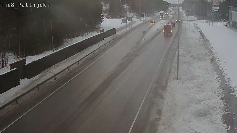 Weather Camera Image Road 8 Raahe, Pattijoki, Raahe, Pohjois-Pohjanmaa