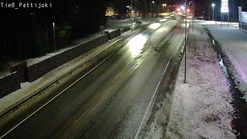 Weather Camera Image Väg 8 Raahe, Pattijoki, Raahe, Pohjois-Pohjanmaa