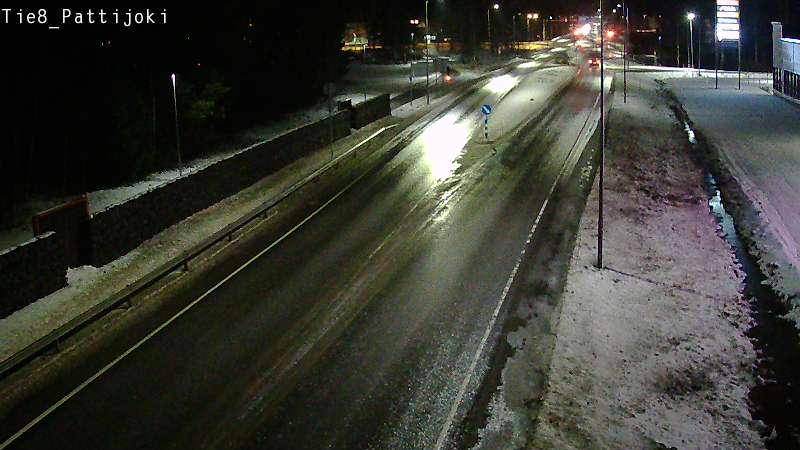 Weather Camera Image Väg 8 Raahe, Pattijoki, Raahe, Pohjois-Pohjanmaa