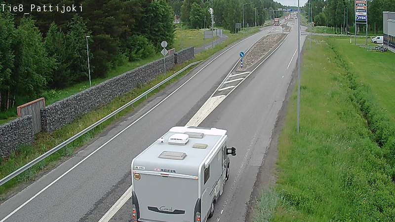 Kelikamerat Kuva Tie 8 Raahe, Pattijoki, Raahe, Pohjois-Pohjanmaa