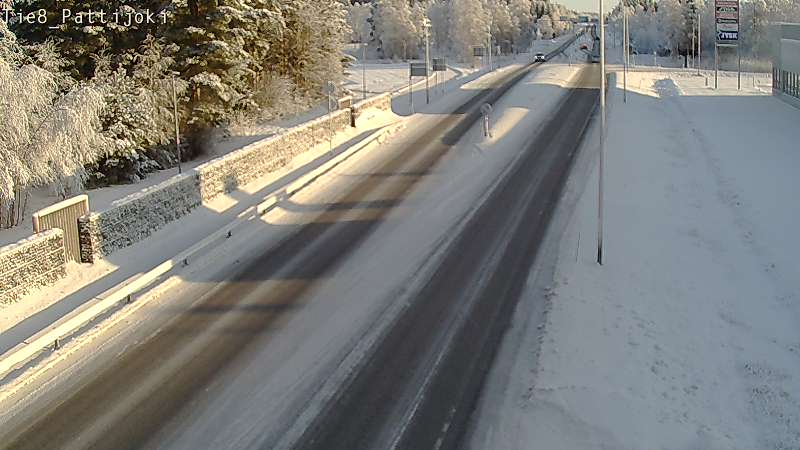 Weather Camera Image Road 8 Raahe, Pattijoki, Raahe, Pohjois-Pohjanmaa