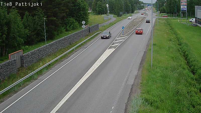 Kelikamerat Kuva Tie 8 Raahe, Pattijoki, Raahe, Pohjois-Pohjanmaa