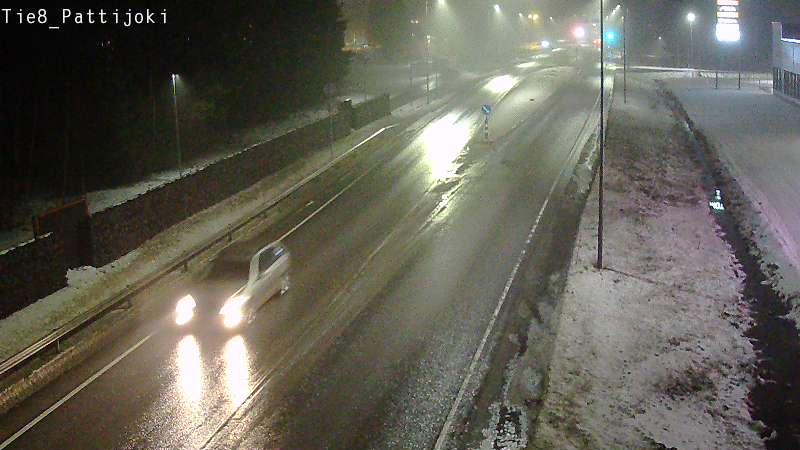 Weather Camera Image Väg 8 Raahe, Pattijoki, Raahe, Pohjois-Pohjanmaa