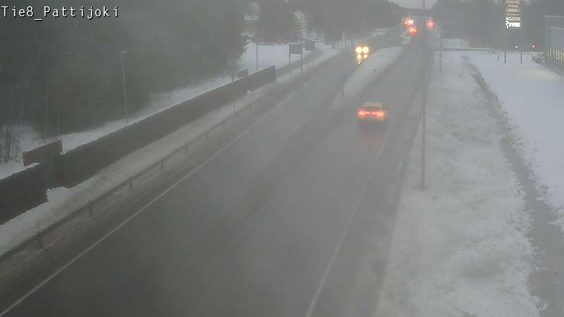 Weather Camera Image Road 8 Raahe, Pattijoki, Raahe, Pohjois-Pohjanmaa