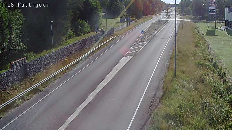 Weather Camera Image Road 8 Raahe, Pattijoki, Raahe, Pohjois-Pohjanmaa