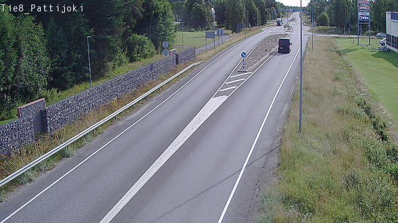 Weather Camera Image Road 8 Raahe, Pattijoki, Raahe, Pohjois-Pohjanmaa