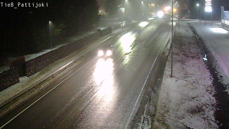 Weather Camera Image Väg 8 Raahe, Pattijoki, Raahe, Pohjois-Pohjanmaa