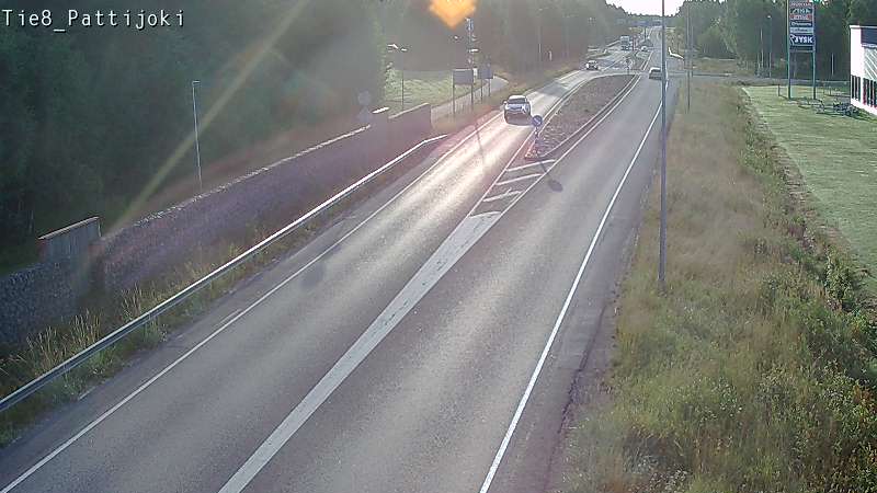 Weather Camera Image Road 8 Raahe, Pattijoki, Raahe, Pohjois-Pohjanmaa