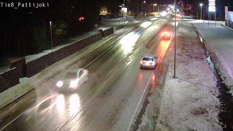 Weather Camera Image Väg 8 Raahe, Pattijoki, Raahe, Pohjois-Pohjanmaa
