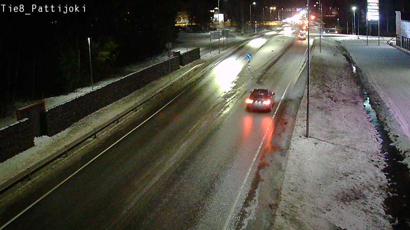 Weather Camera Image Väg 8 Raahe, Pattijoki, Raahe, Pohjois-Pohjanmaa