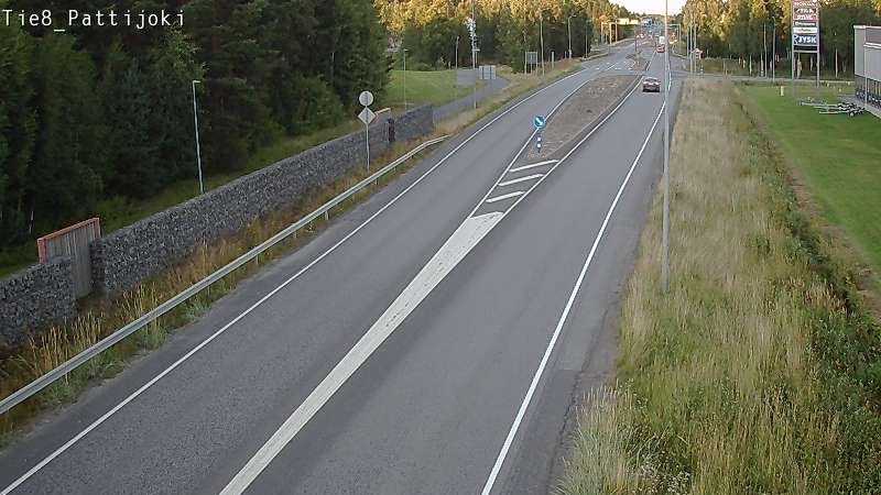 Weather Camera Image Road 8 Raahe, Pattijoki, Raahe, Pohjois-Pohjanmaa