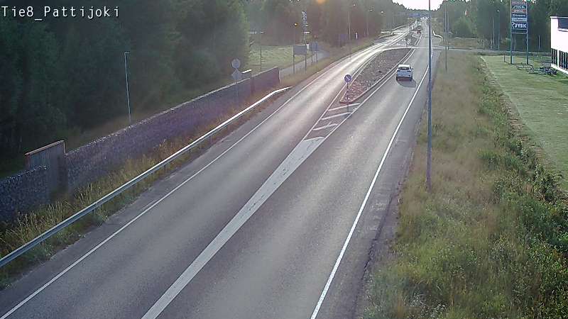 Weather Camera Image Road 8 Raahe, Pattijoki, Raahe, Pohjois-Pohjanmaa