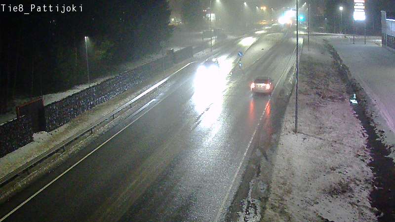 Weather Camera Image Väg 8 Raahe, Pattijoki, Raahe, Pohjois-Pohjanmaa