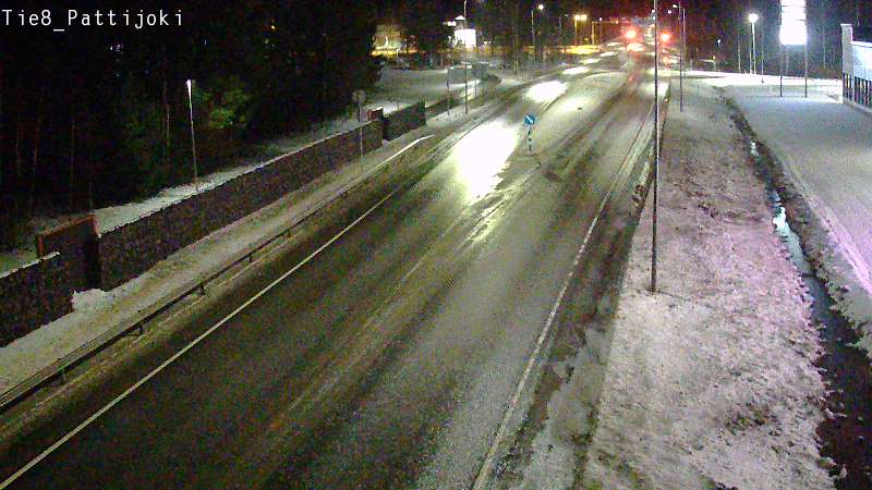 Weather Camera Image Väg 8 Raahe, Pattijoki, Raahe, Pohjois-Pohjanmaa