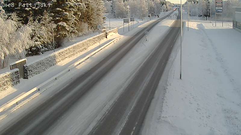 Weather Camera Image Road 8 Raahe, Pattijoki, Raahe, Pohjois-Pohjanmaa
