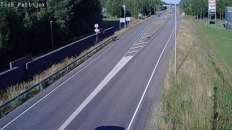 Weather Camera Image Road 8 Raahe, Pattijoki, Raahe, Pohjois-Pohjanmaa