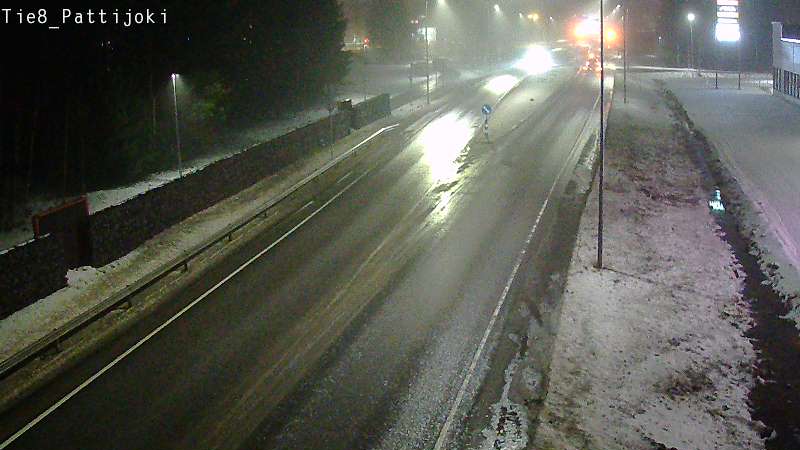 Weather Camera Image Väg 8 Raahe, Pattijoki, Raahe, Pohjois-Pohjanmaa
