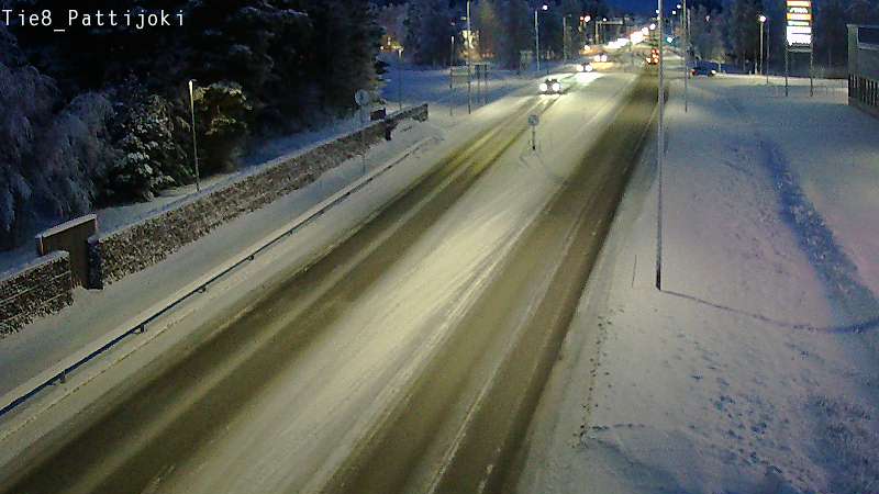 Weather Camera Image Road 8 Raahe, Pattijoki, Raahe, Pohjois-Pohjanmaa