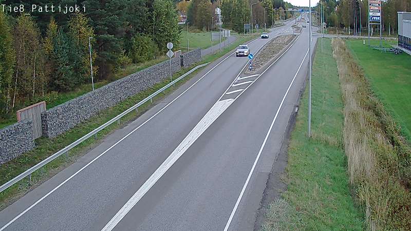 Kelikamerat Kuva Tie 8 Raahe, Pattijoki, Raahe, Pohjois-Pohjanmaa
