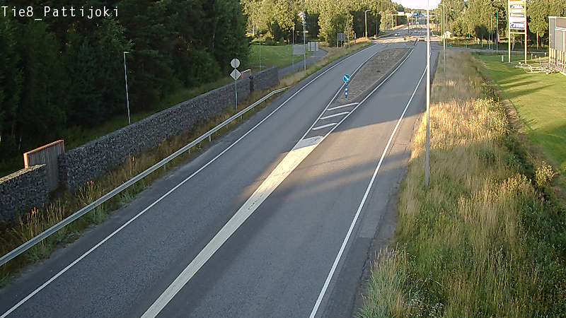 Weather Camera Image Road 8 Raahe, Pattijoki, Raahe, Pohjois-Pohjanmaa