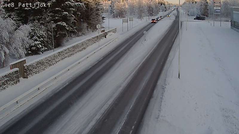 Weather Camera Image Road 8 Raahe, Pattijoki, Raahe, Pohjois-Pohjanmaa