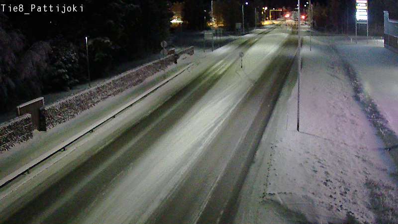 Weather Camera Image Väg 8 Raahe, Pattijoki, Raahe, Pohjois-Pohjanmaa