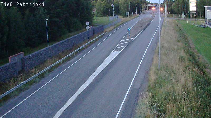Weather Camera Image Road 8 Raahe, Pattijoki, Raahe, Pohjois-Pohjanmaa