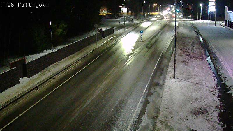 Weather Camera Image Väg 8 Raahe, Pattijoki, Raahe, Pohjois-Pohjanmaa