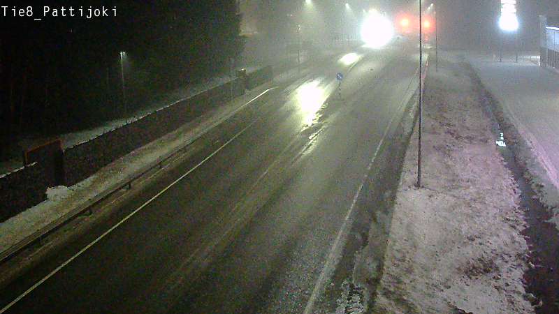 Weather Camera Image Väg 8 Raahe, Pattijoki, Raahe, Pohjois-Pohjanmaa