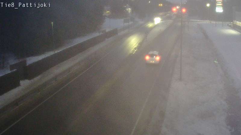 Weather Camera Image Road 8 Raahe, Pattijoki, Raahe, Pohjois-Pohjanmaa