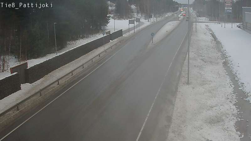 Weather Camera Image Road 8 Raahe, Pattijoki, Raahe, Pohjois-Pohjanmaa