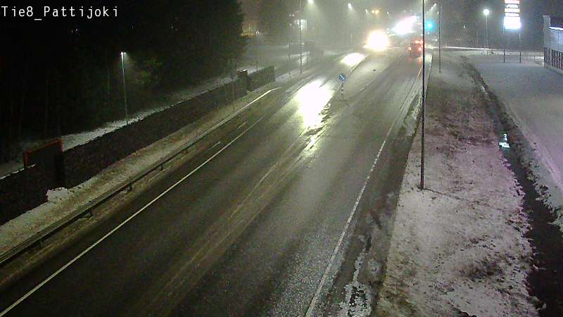 Weather Camera Image Väg 8 Raahe, Pattijoki, Raahe, Pohjois-Pohjanmaa