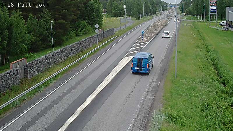 Kelikamerat Kuva Tie 8 Raahe, Pattijoki, Raahe, Pohjois-Pohjanmaa