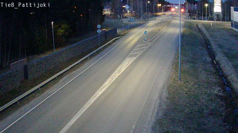 Weather Camera Image Väg 8 Raahe, Pattijoki, Raahe, Pohjois-Pohjanmaa