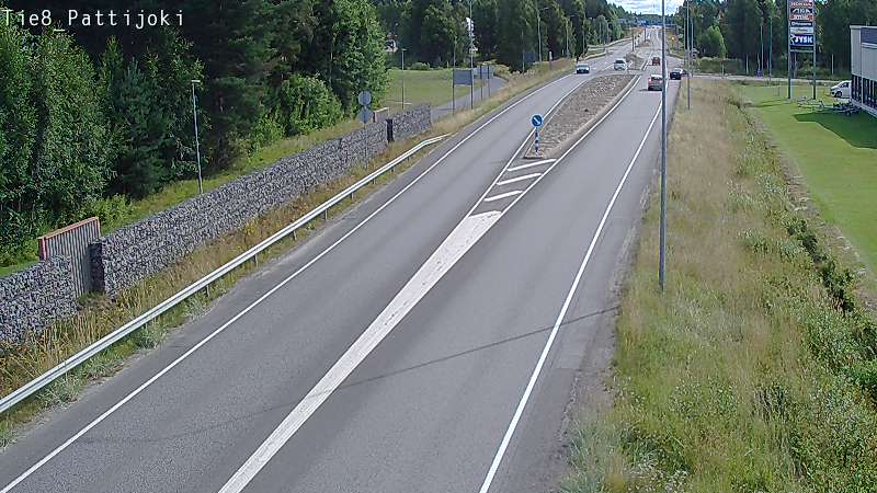 Weather Camera Image Road 8 Raahe, Pattijoki, Raahe, Pohjois-Pohjanmaa