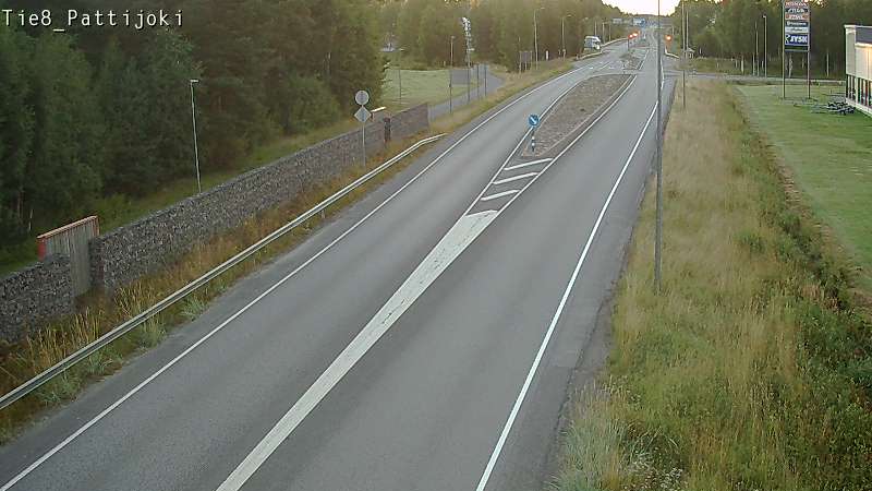 Weather Camera Image Road 8 Raahe, Pattijoki, Raahe, Pohjois-Pohjanmaa